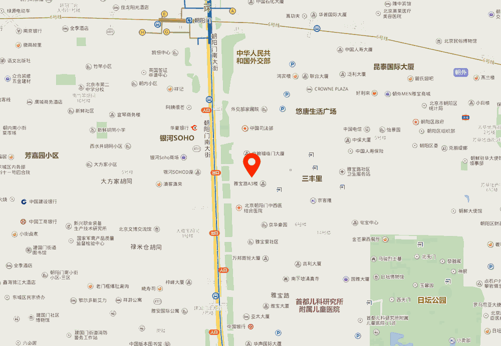 兆泰国际中心位置地图